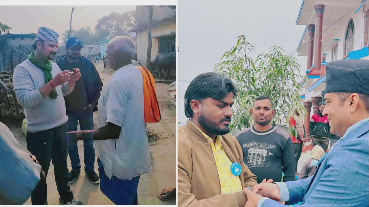 कपिलवस्तु–३ मा रास्वपाको घरदैलो तीव्र, संवादमार्फत मतदाता जोड्ने प्रयास