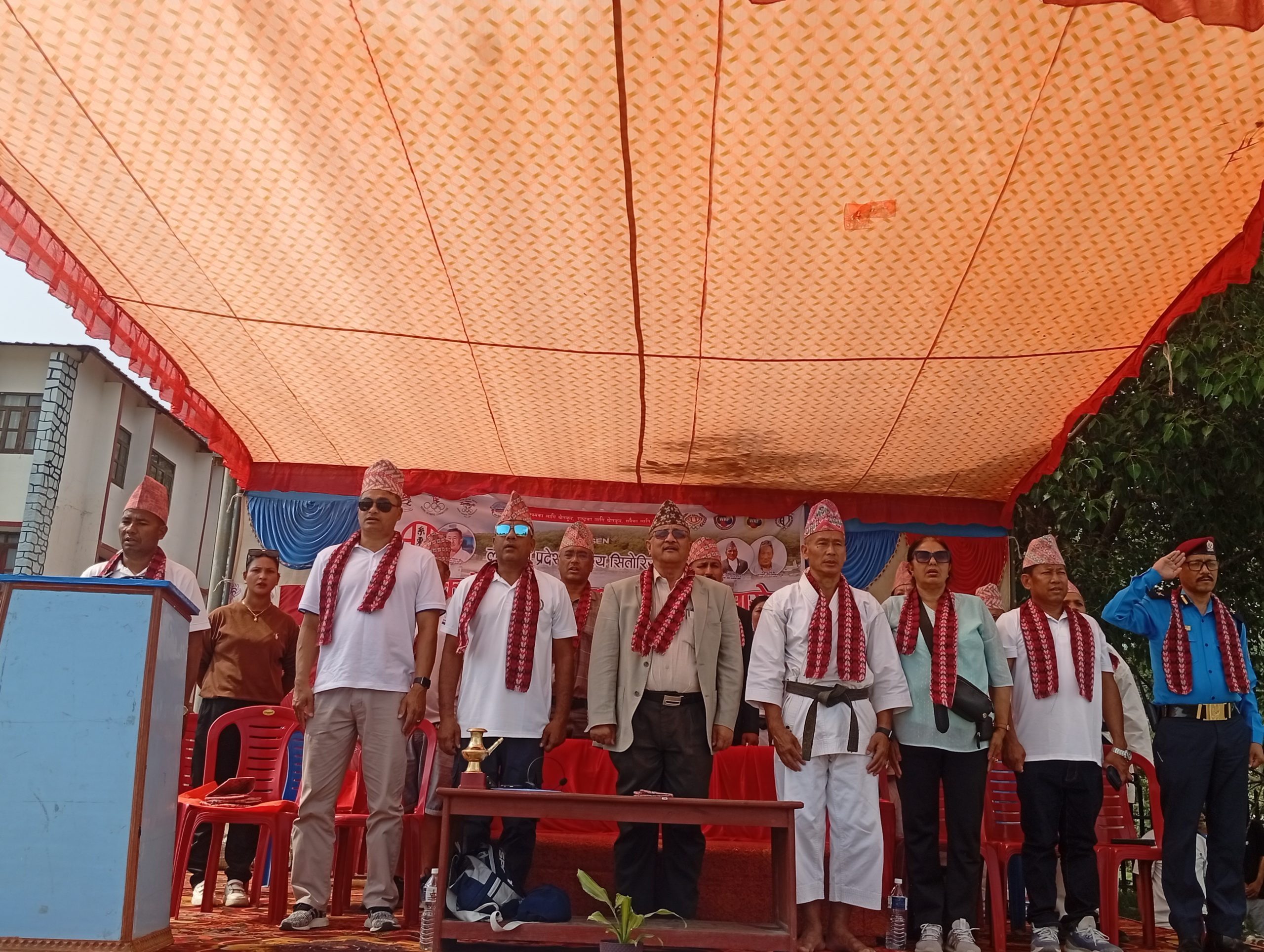 पाल्पामा प्रदेशस्तरीय सितोरियो करातेको ब्ल्याक बेल्ट ग्रेडिङ सुरु