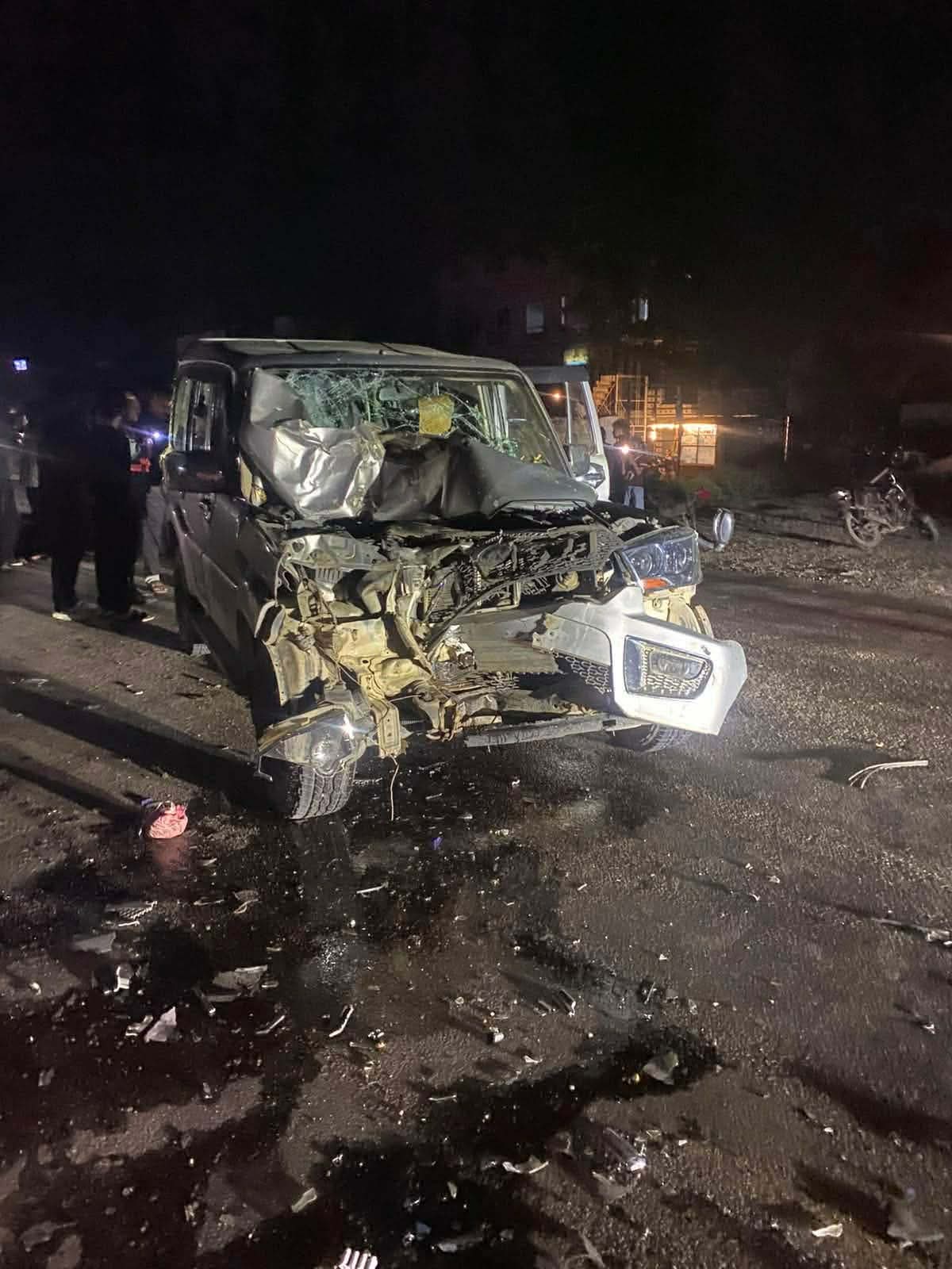 स्कार्पियो र मोटरसाइकल ठोक्किँदा एक जनाको मृत्यु,